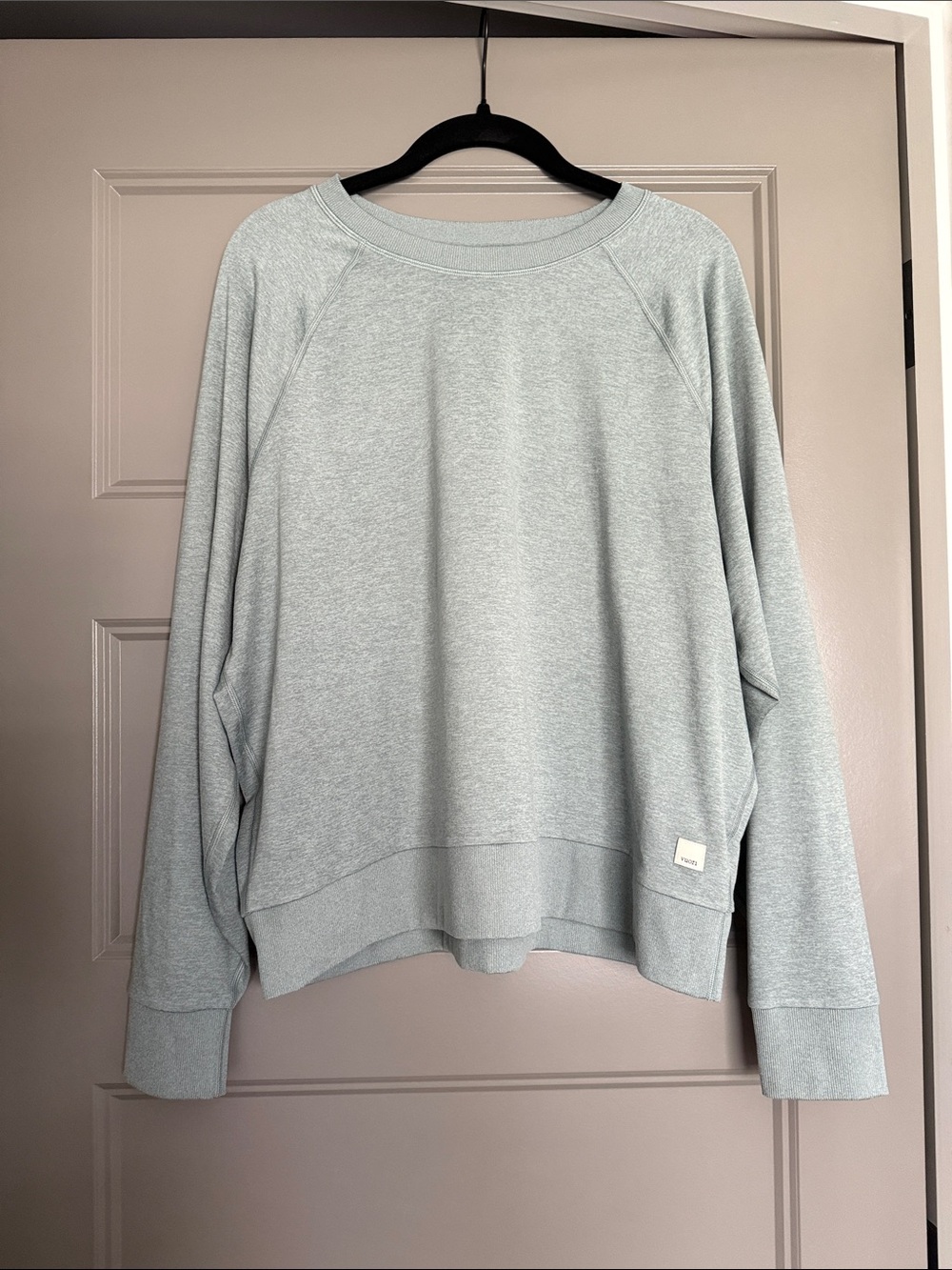 Vuori Sage Heathered Halo Crewneck Sweater